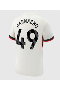 Chelsea Alejandro Garnacho #49 Fotballdrakt Borte Klær 2025-26 Korte ermer